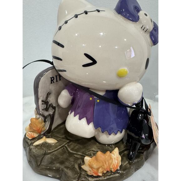 Hello Kitty Blue Sky Frankenstein Ceramic Figurine - New - Picture 2 of 5